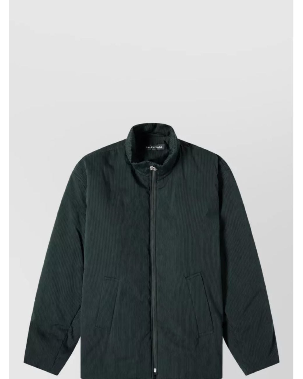Balenciaga Black Cotton Full-Length Padded Coat for men