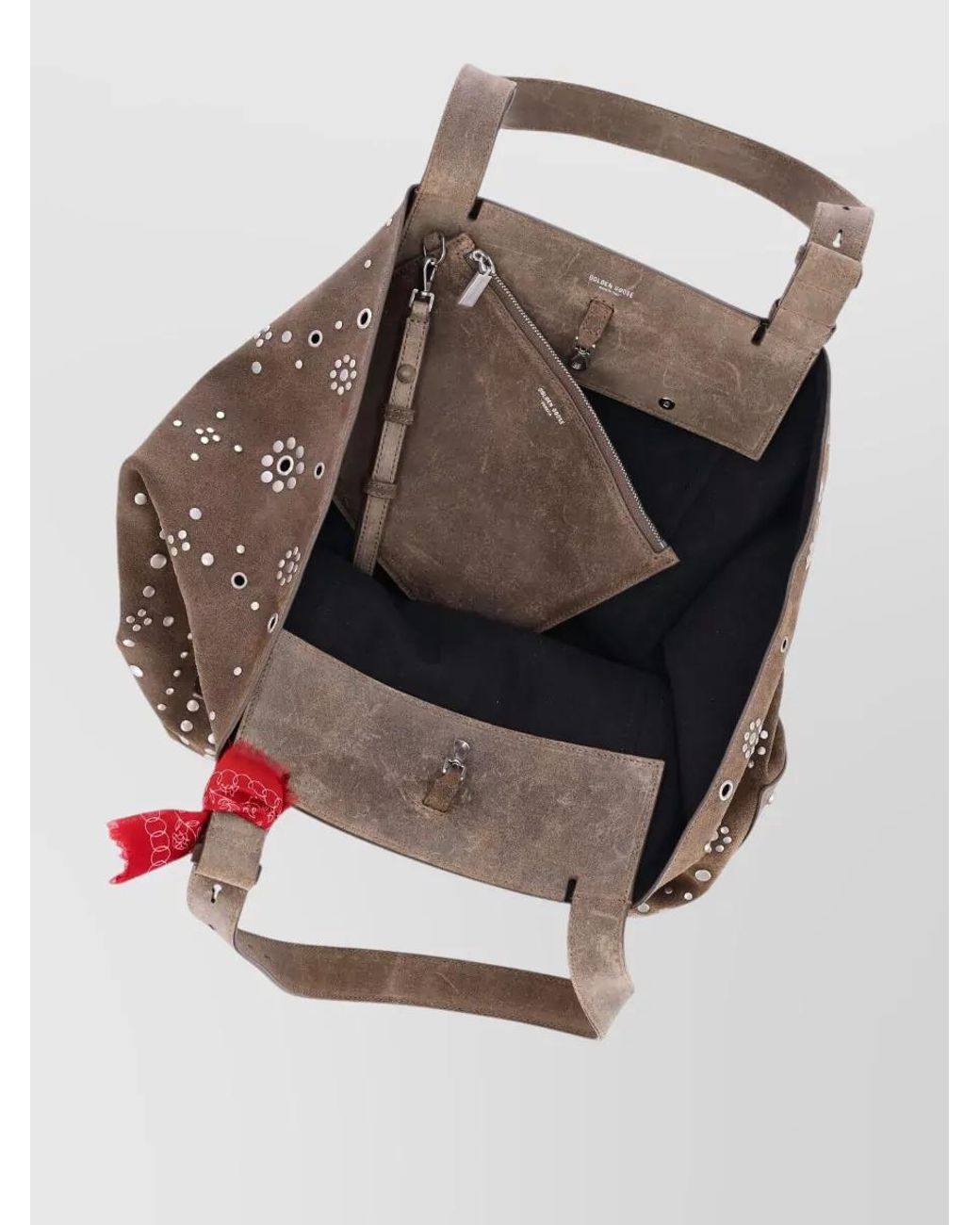 Golden Goose Deluxe Brand Multicolor Golden Logo Leather Tote Bag