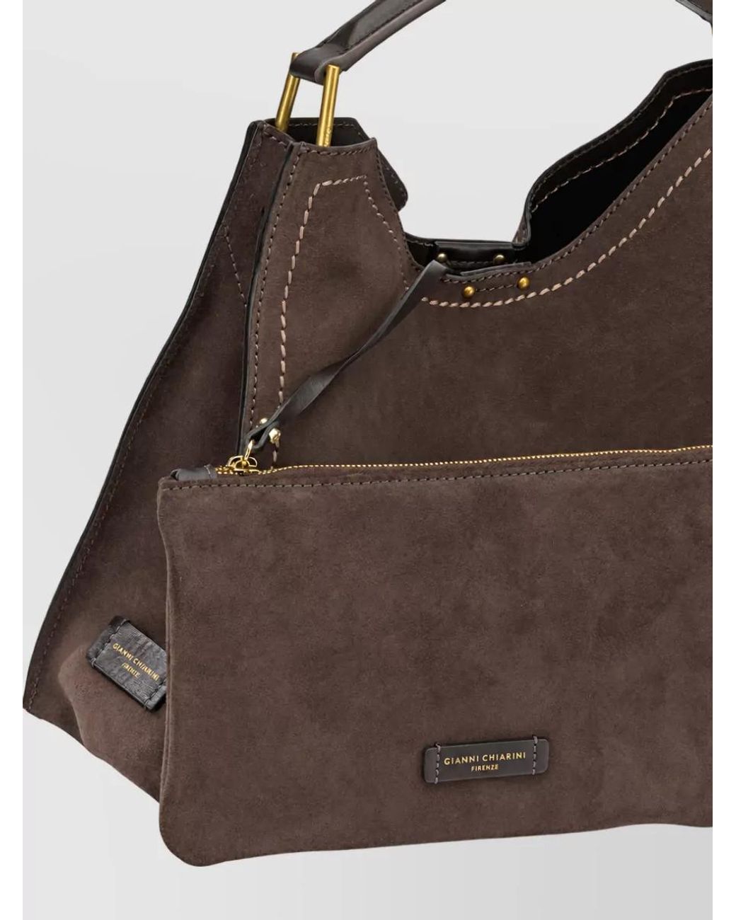 Gianni Chiarini Black Leather Tote Bag