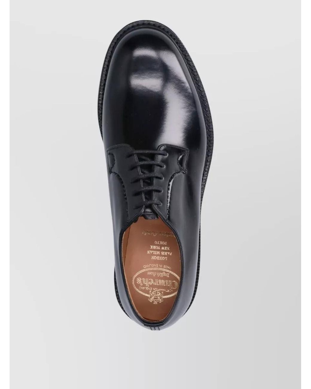 Church's Black Leather Derby Shoes for men