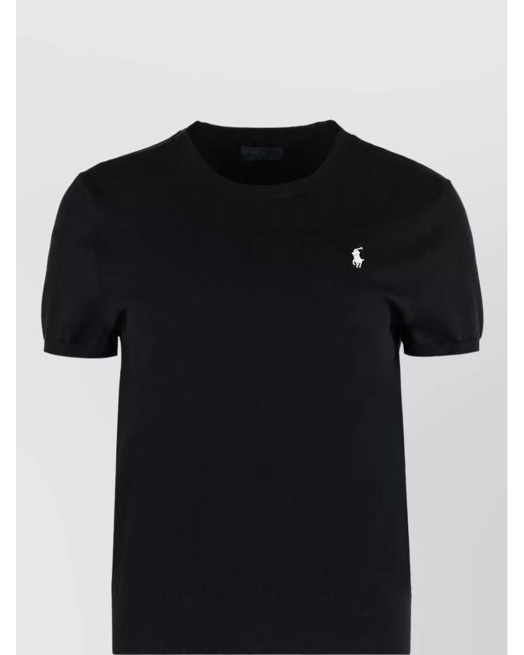 Polo Ralph Lauren Black Short-Sleeve Crew-Neck Top