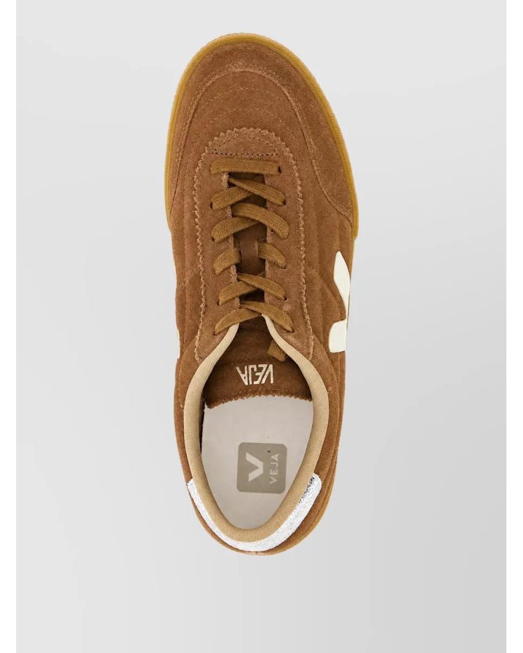 Veja Brown Suede Low-Top Sneakers for men