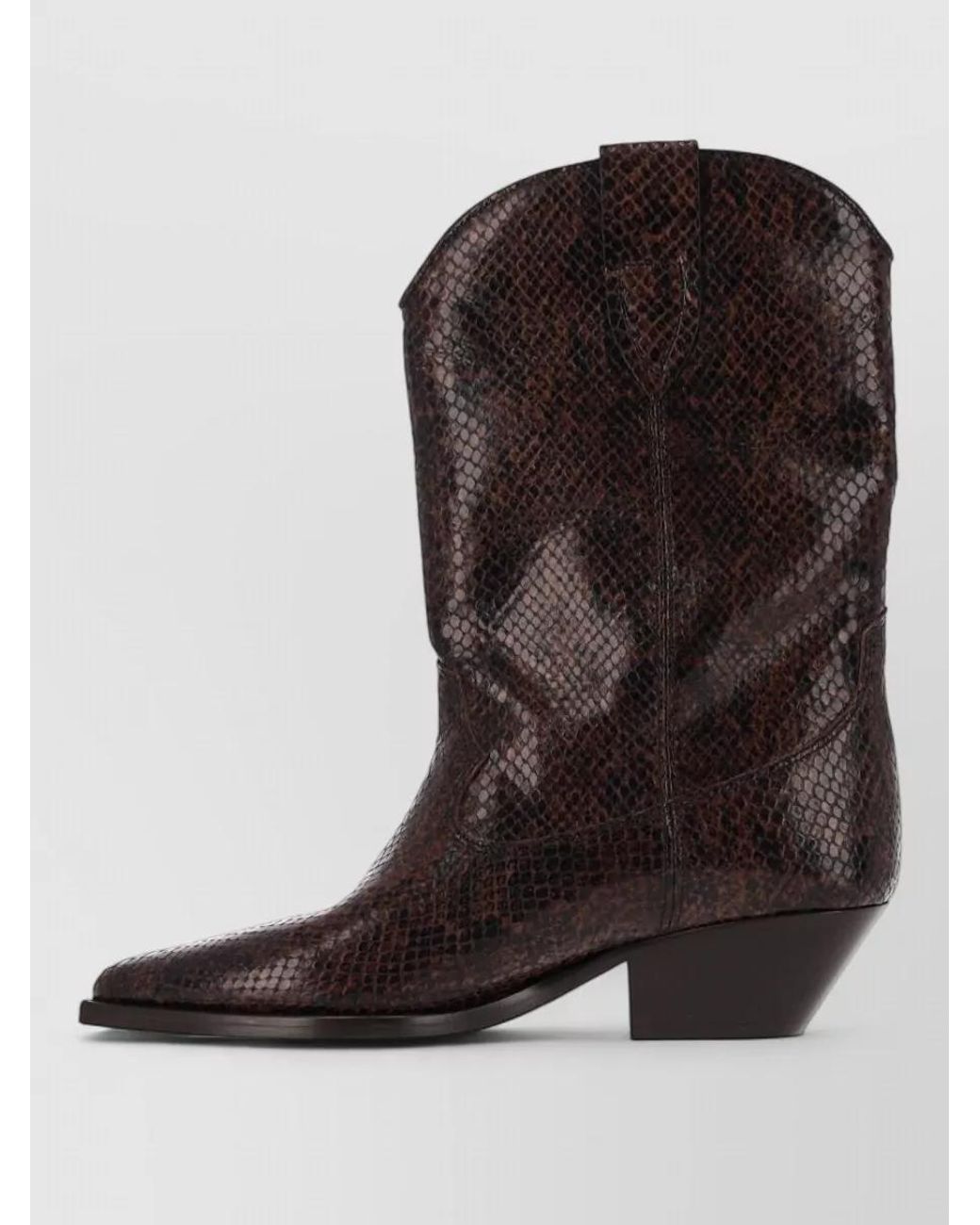 Isabel Marant Brown Leather Ankle Boots