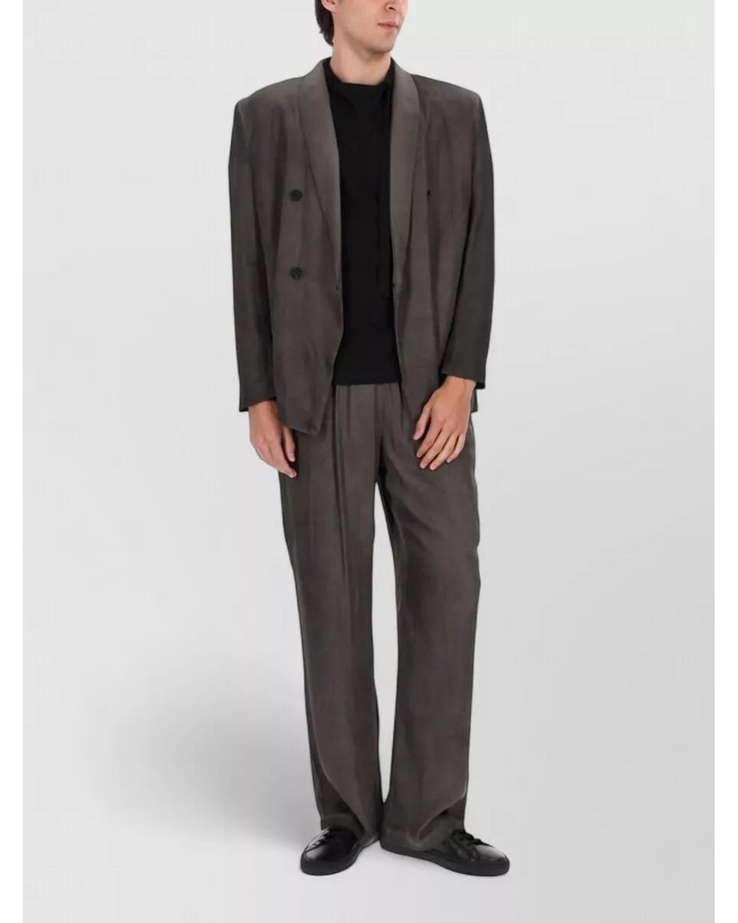 DIESEL Black Viscose Blazer for men