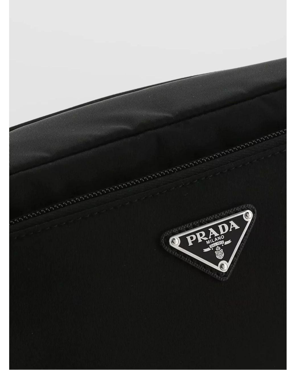 Prada Black Nylon Beauty Case for men