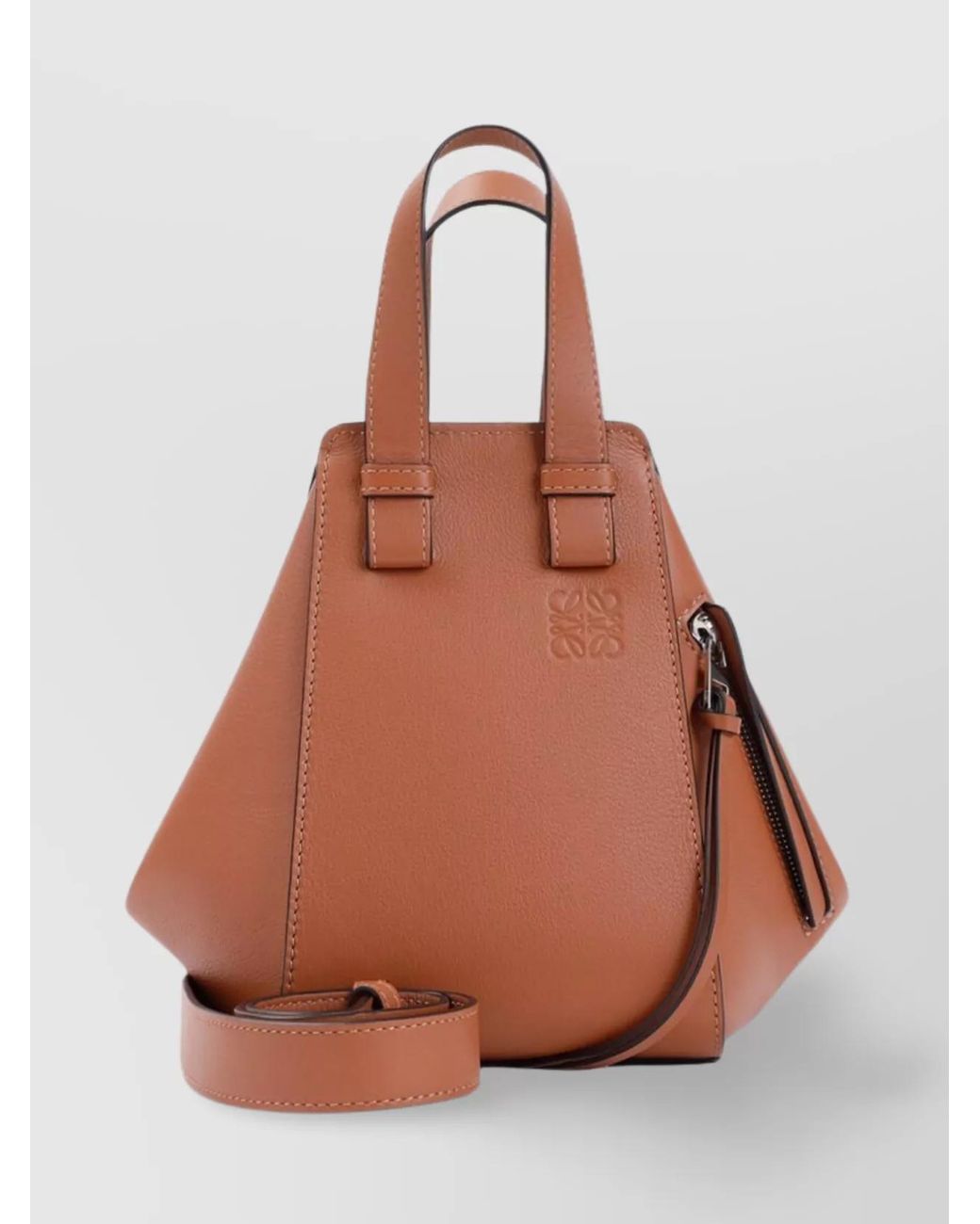 Loewe Brown Compact Shoulder Bag Hammock Style for men
