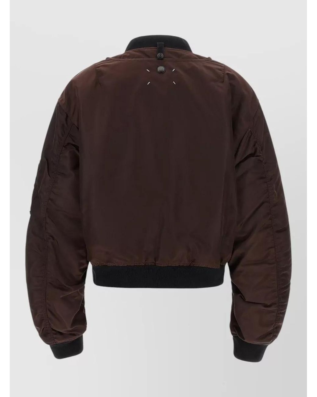 Maison Margiela Black Reversible Quilted Bomber Jacket