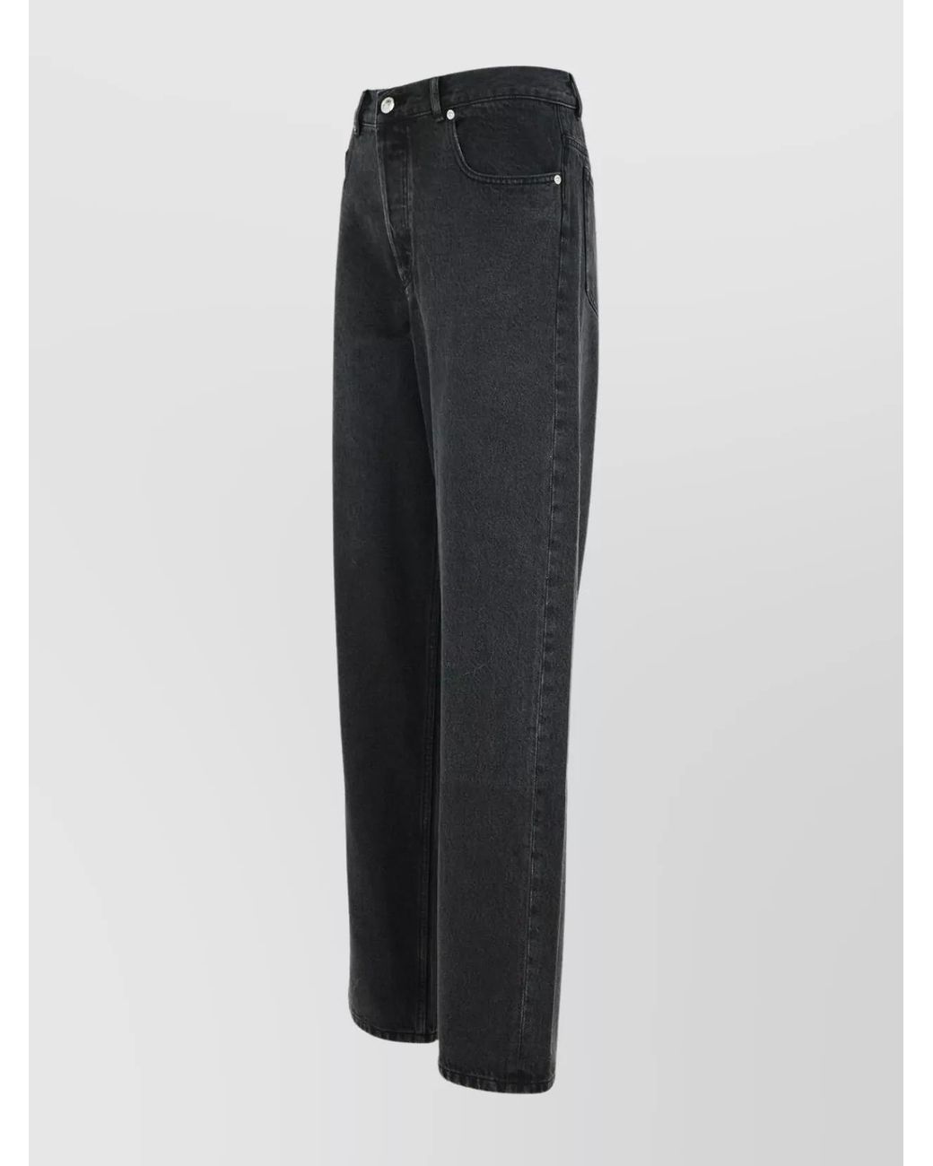 A.P.C. Black Denim Wide-Leg Jeans for men