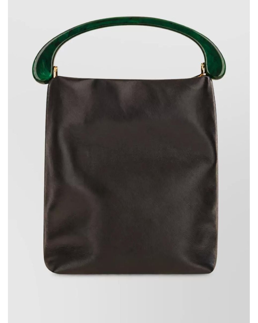 Dries Van Noten Black Leather Shoulder Bag