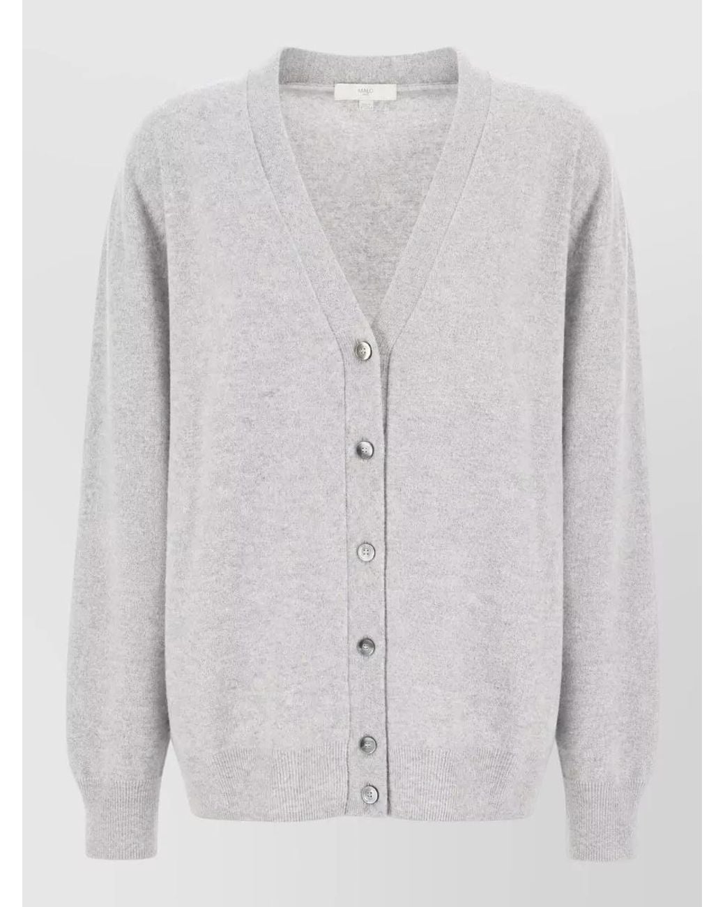Malo White Cashmere Cardigan