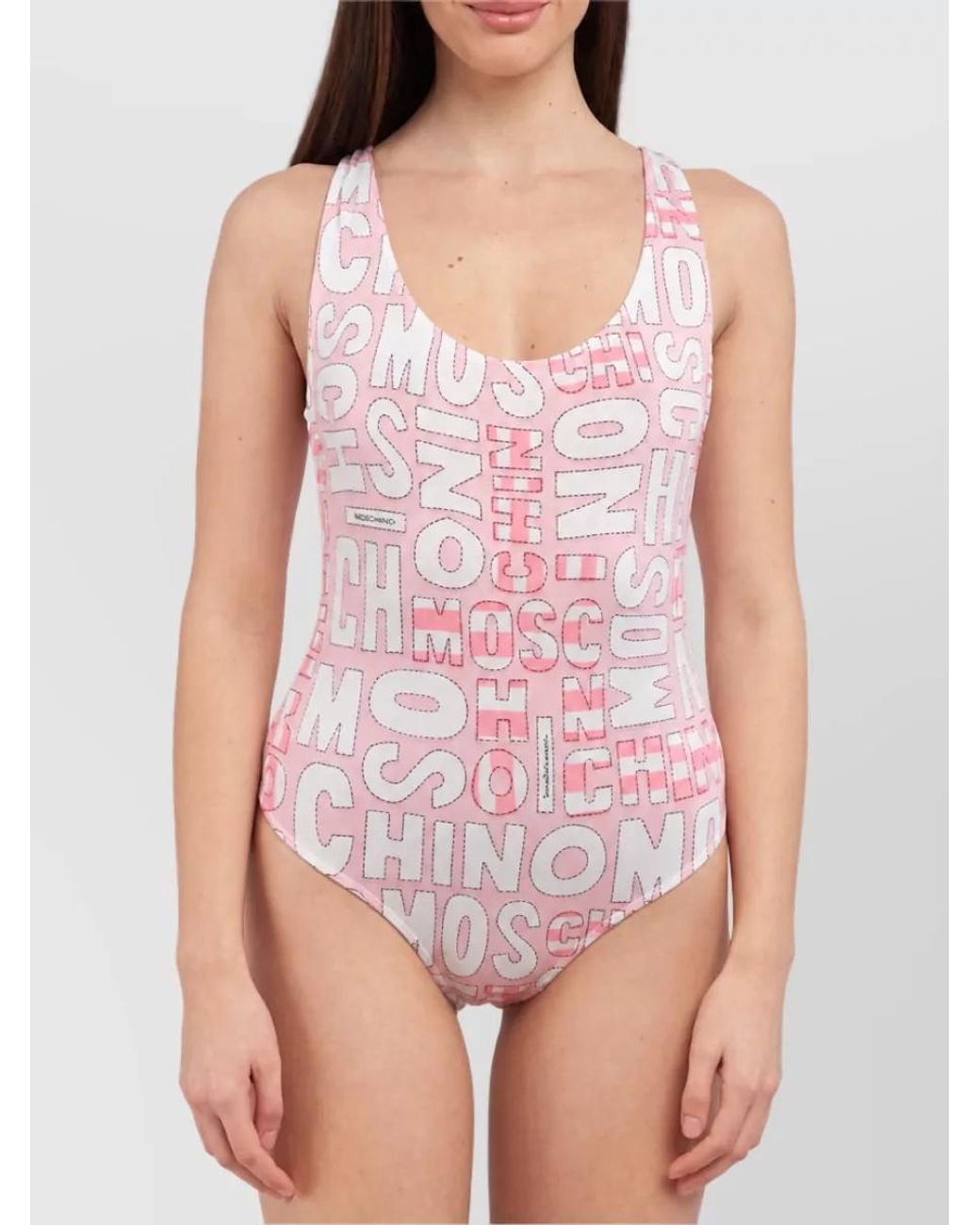 Moschino Purple Cotton Bodysuit