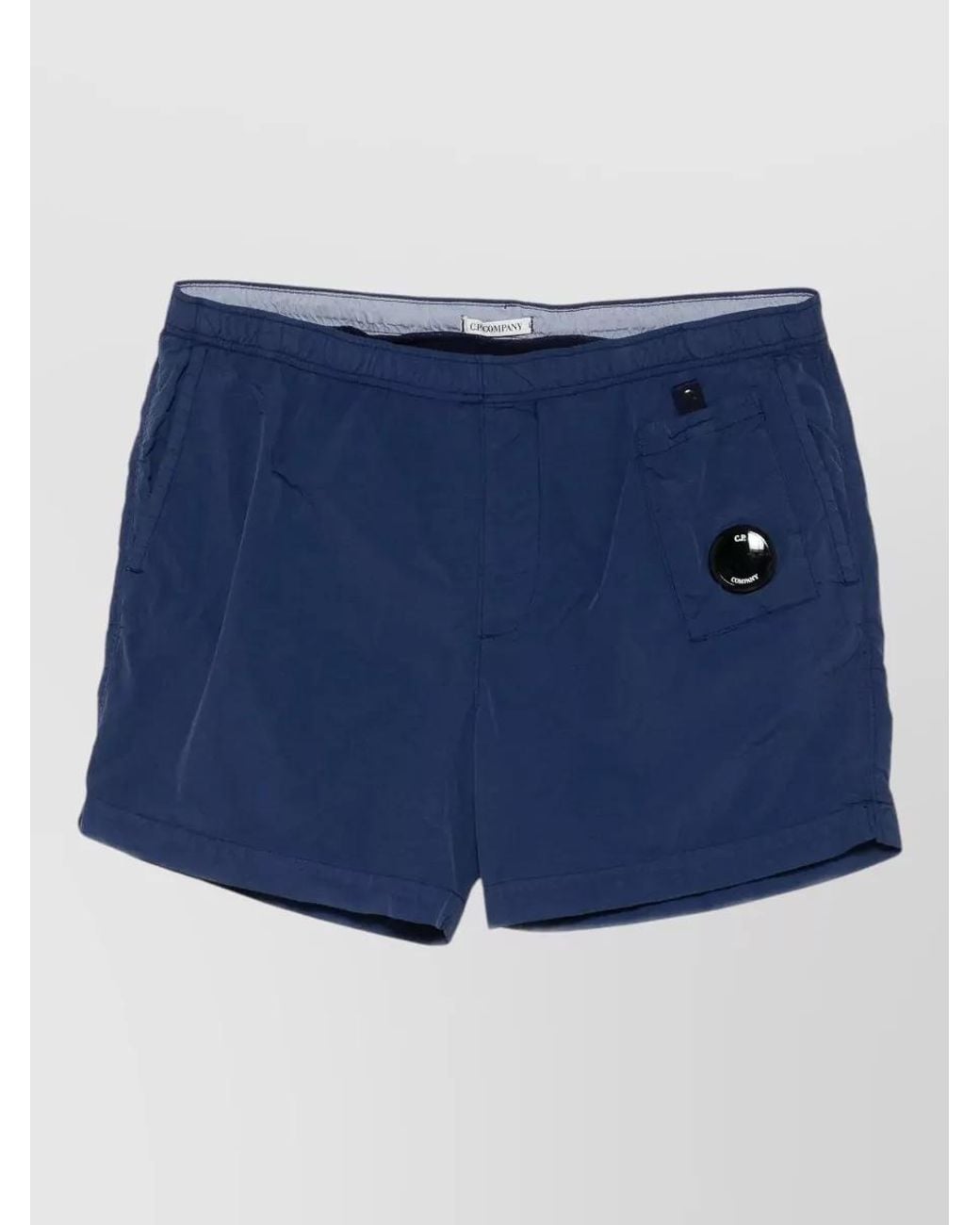 C P Company Blue Nylon Swim Shorts for men