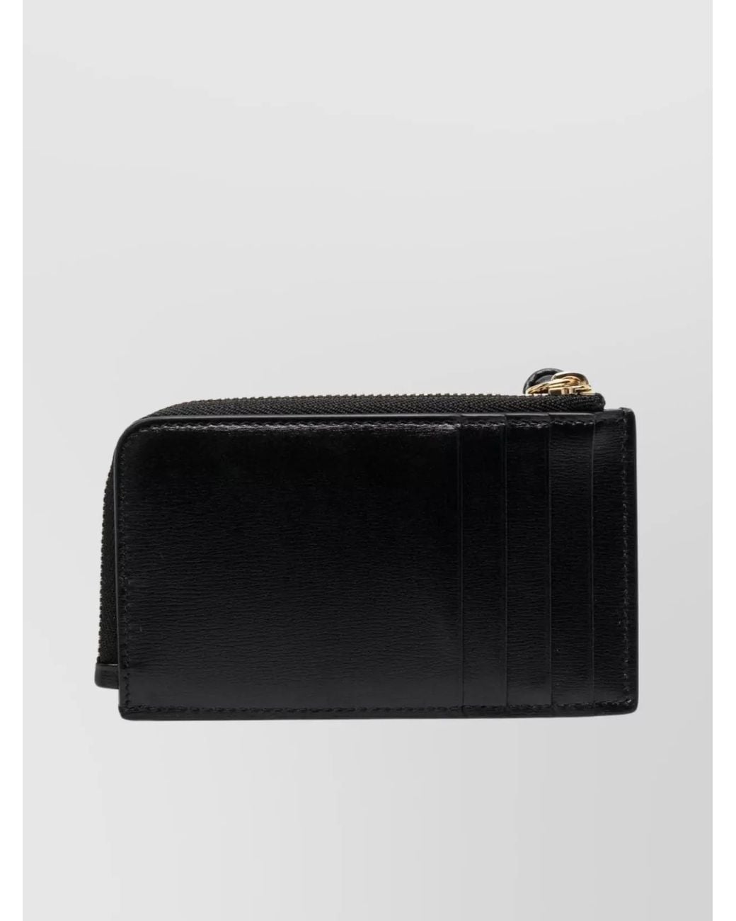 Jil Sander Black Leather Card Holder