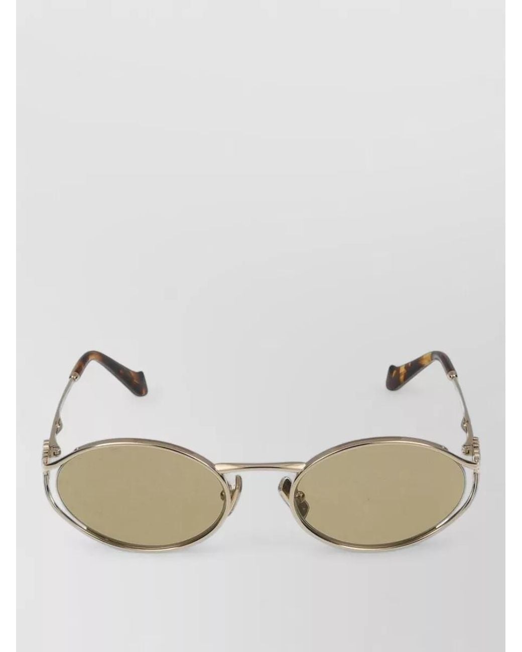 Miu Miu Natural Metal Sunglasses