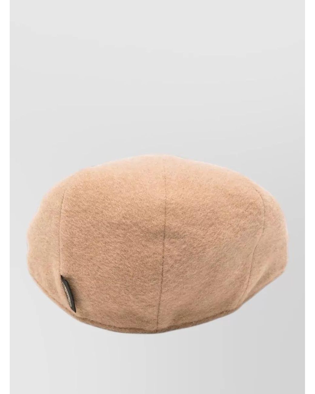 Borsalino Natural Wool Paneled Beret