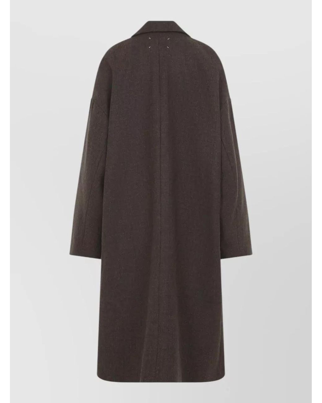 Maison Margiela Multicolor Wool Oversized Checked Coat