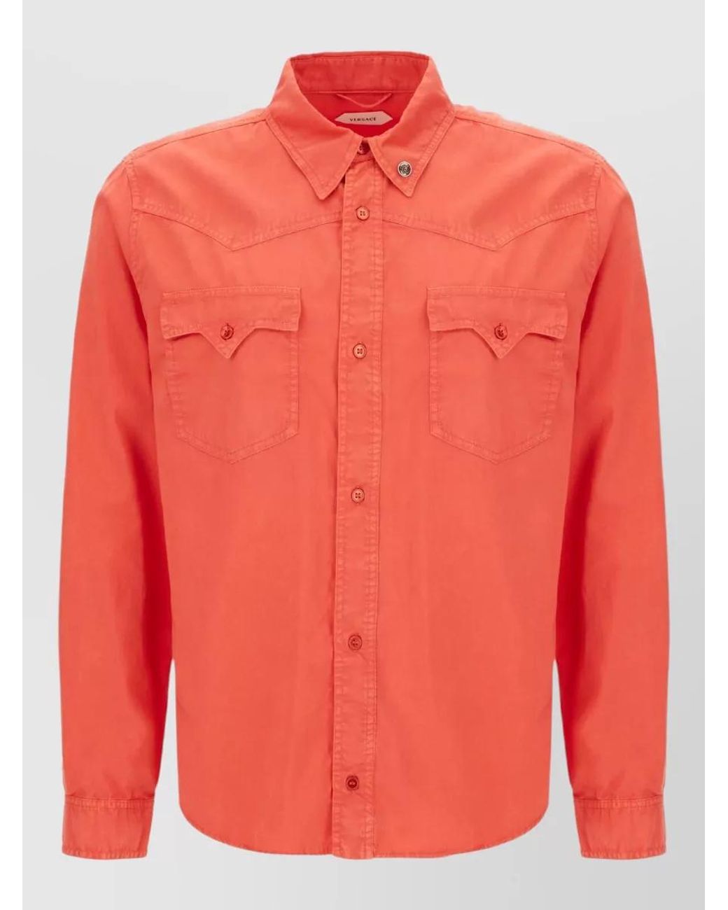 Versace Pink Cotton T-Shirt for men