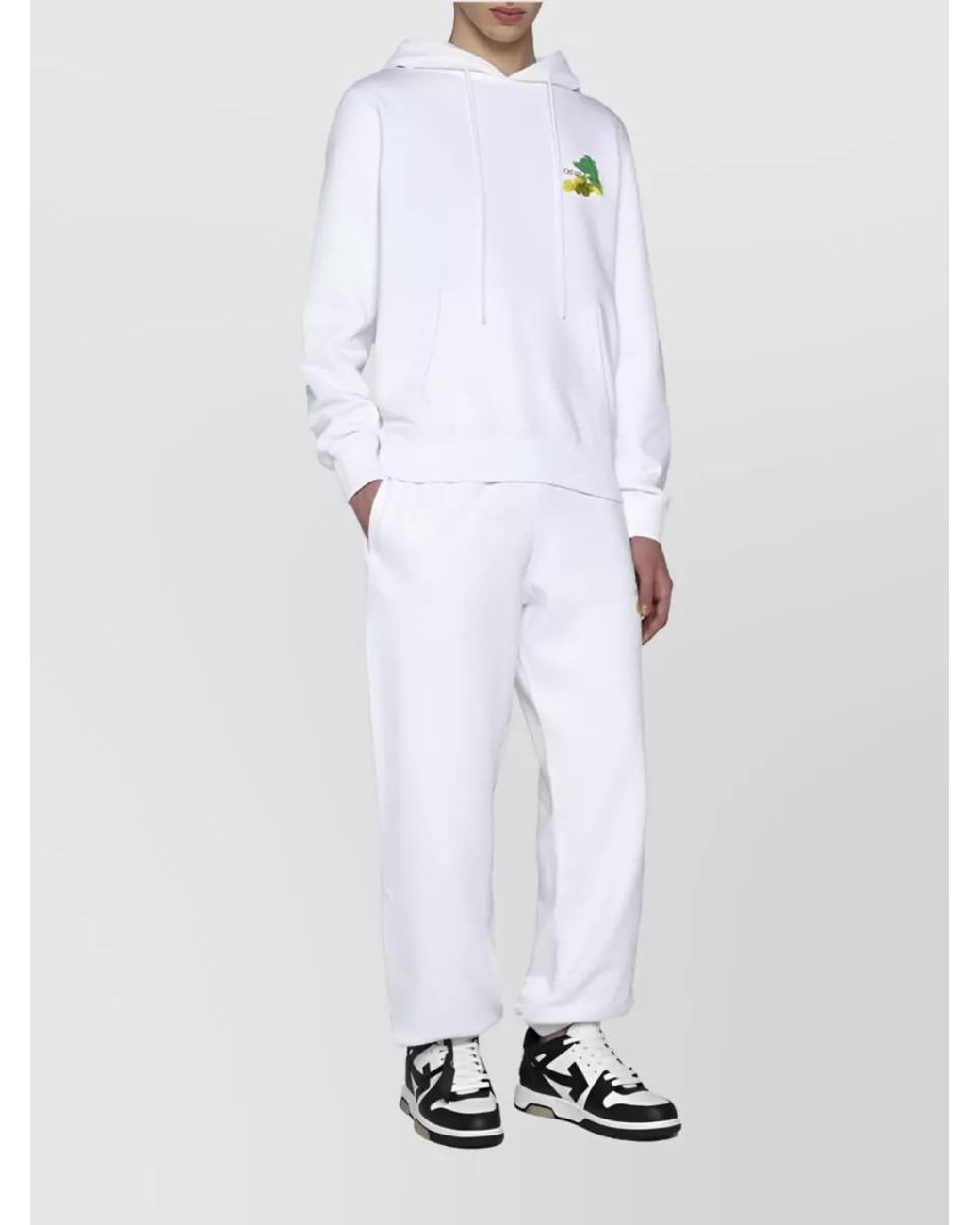 Off-White c/o Virgil Abloh White Slim-Fit Cotton Track Pants for men