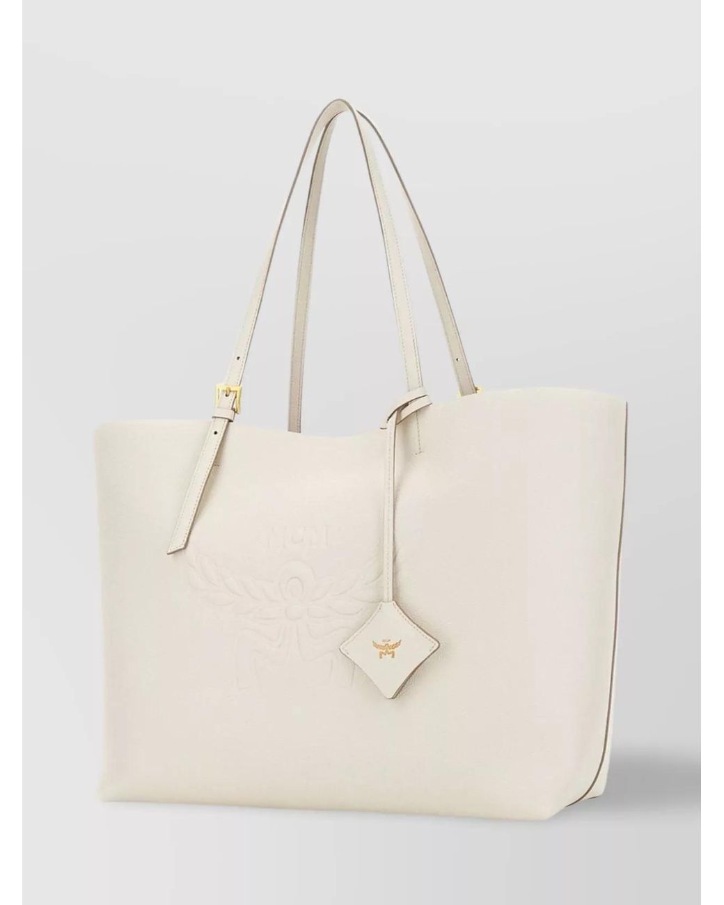 MCM Natural Large Leather Himmel Tote Bag