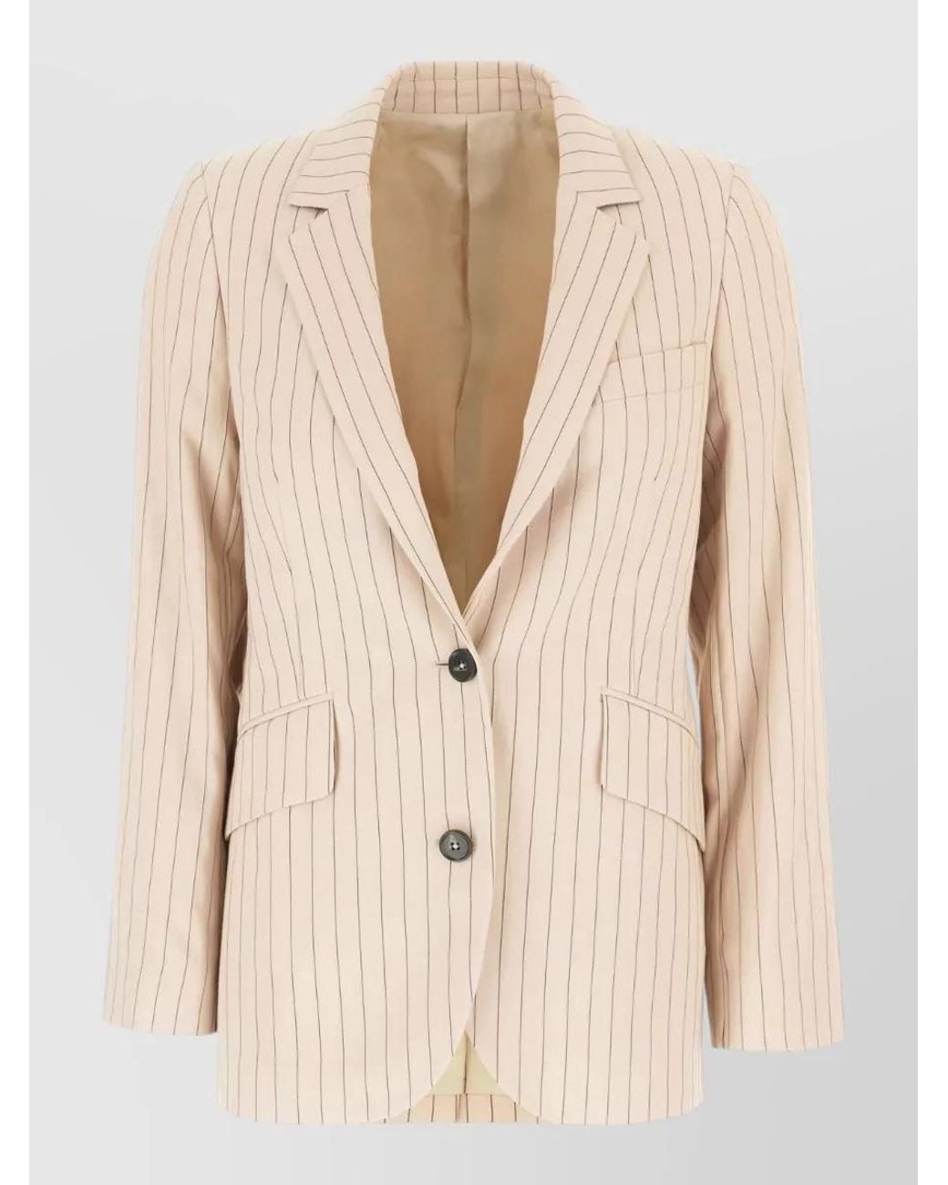 Paul Smith Natural Embroidered Blazer