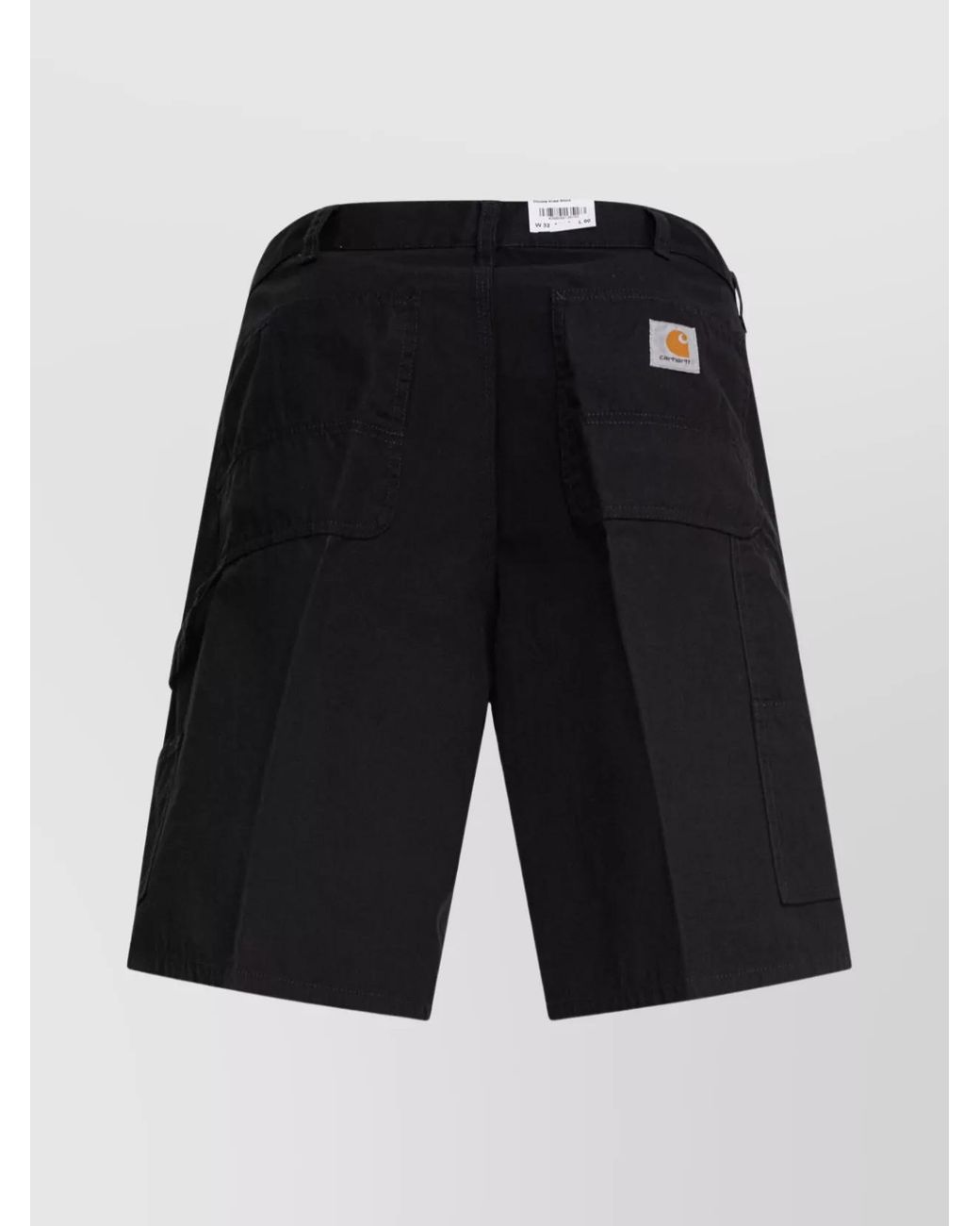 Carhartt Black Cotton Cargo Shorts for men