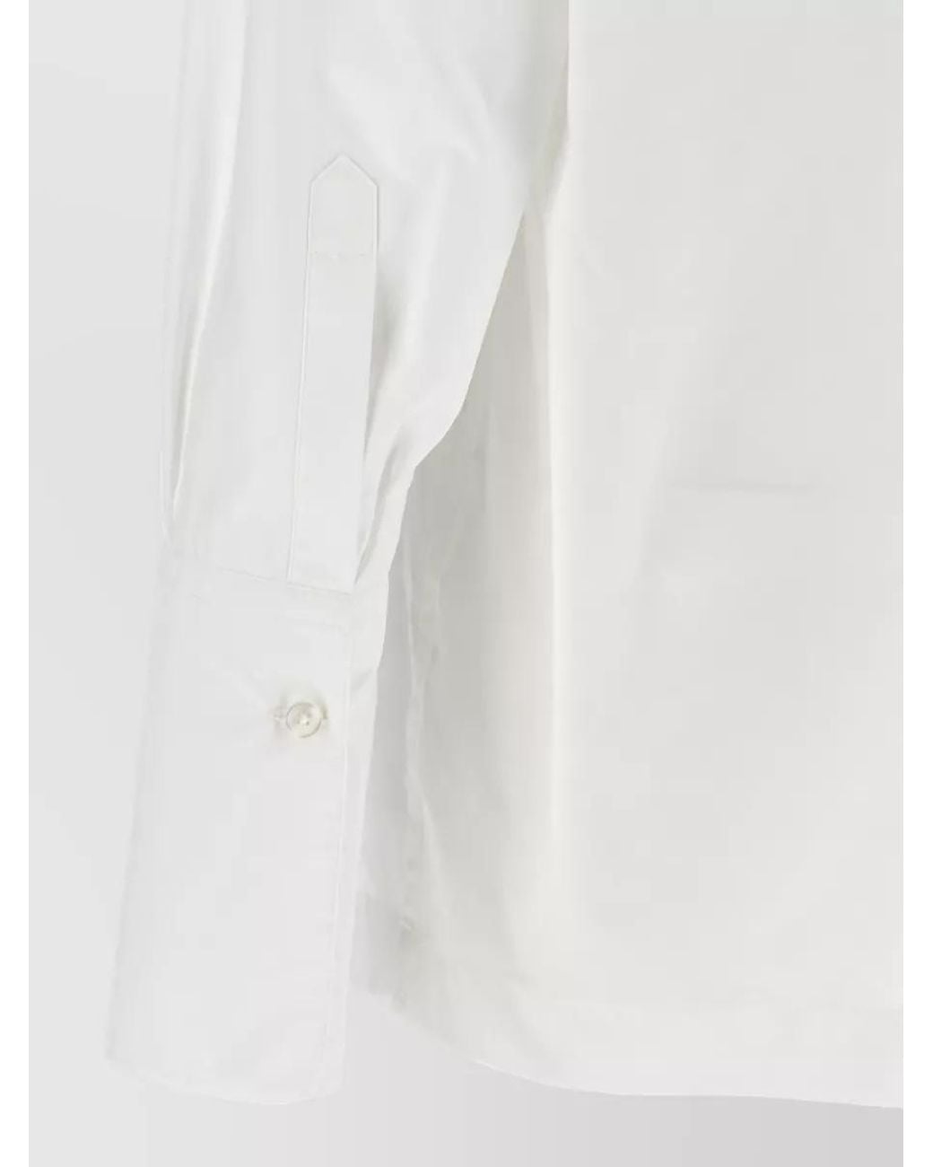 Thelatest White Cotton Long-Sleeve Shirt