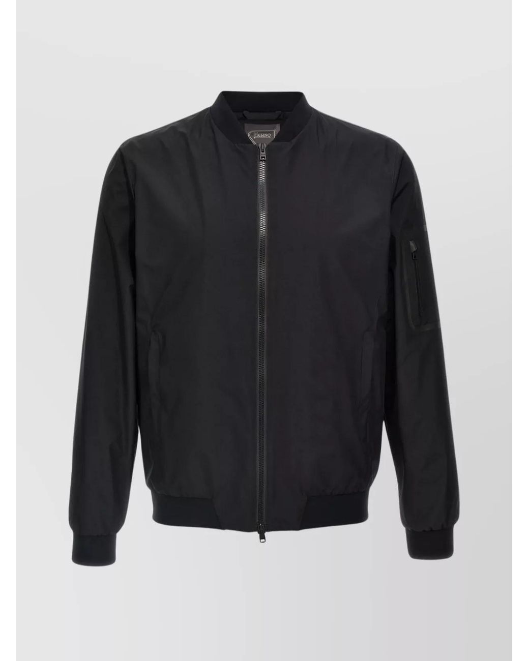 Herno Blue Padded Bomber Jacket for men