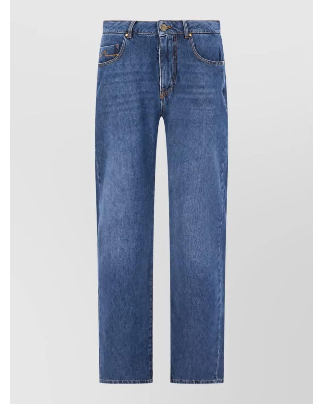 Paul & Shark Blue Denim Straight-Leg Jeans for men