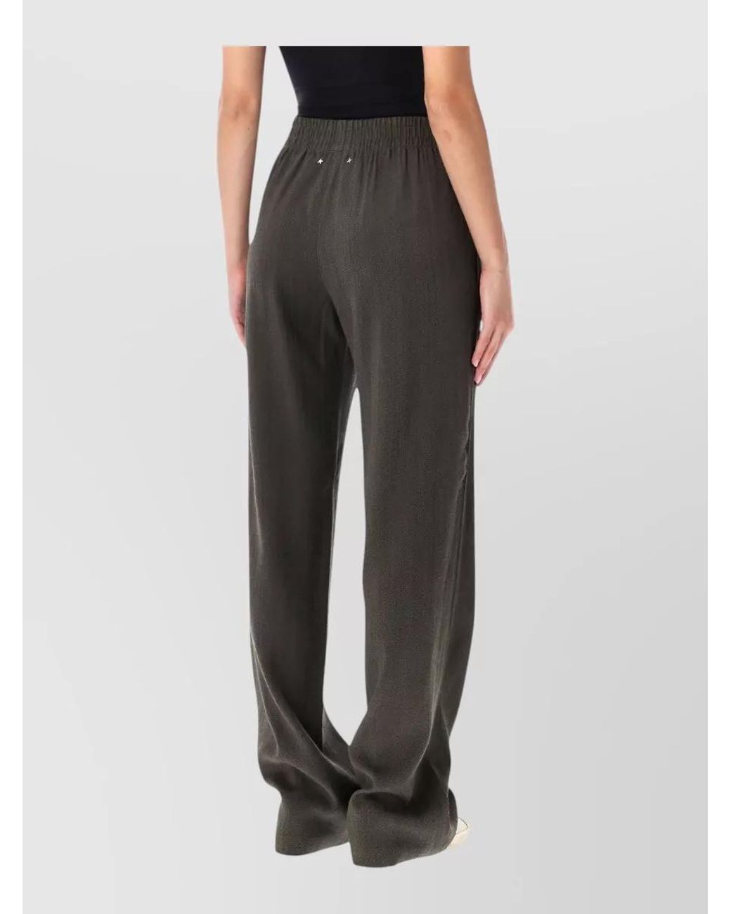 Golden Goose Deluxe Brand Black Relaxed-Fit Wide-Leg Lounge Trousers