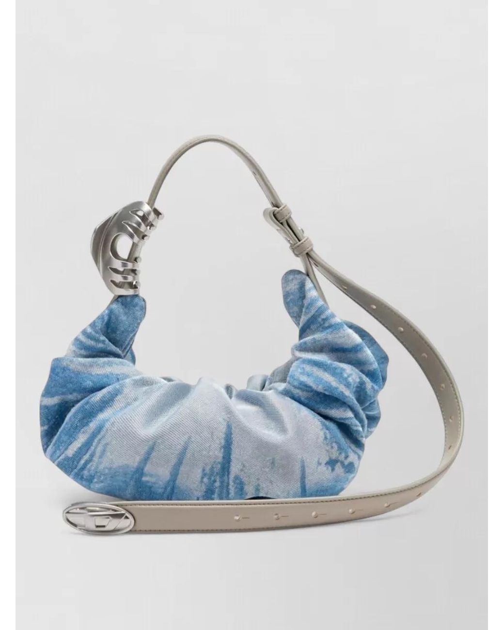DIESEL Blue Grab-D Small Shoulder Bag