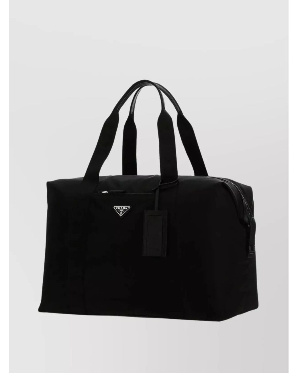 Prada Black Nylon Travel Bag for men