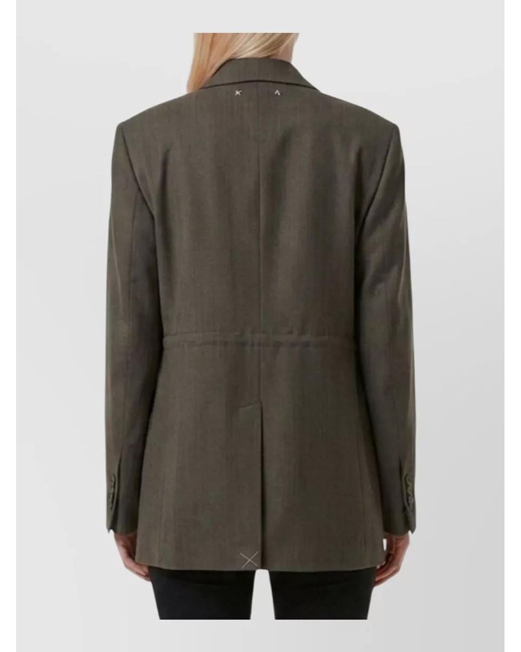 Golden Goose Deluxe Brand Green Double-Breasted Jacket