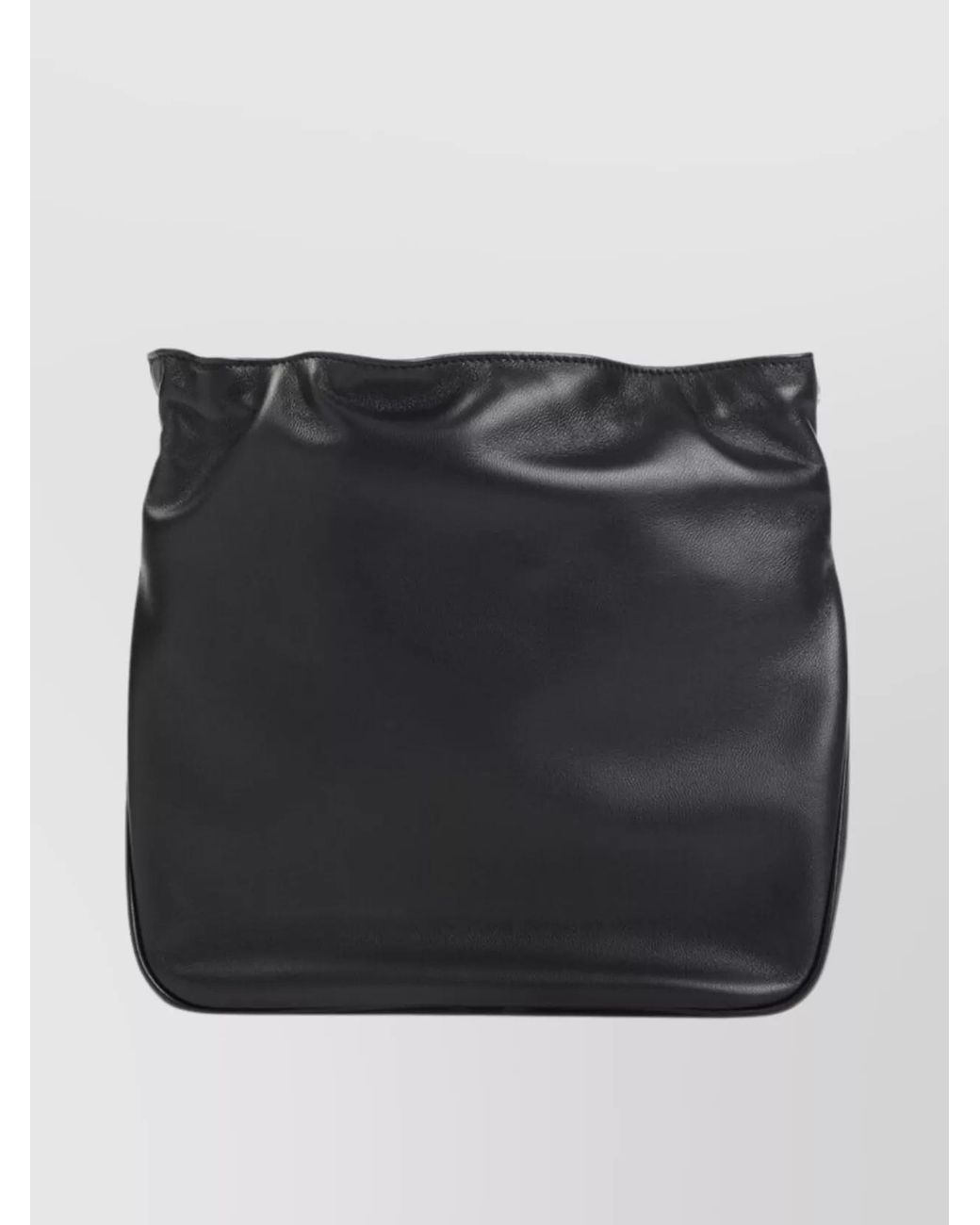 Roger Vivier Black Leather Crystal-Embellished Mini Clutch Bag
