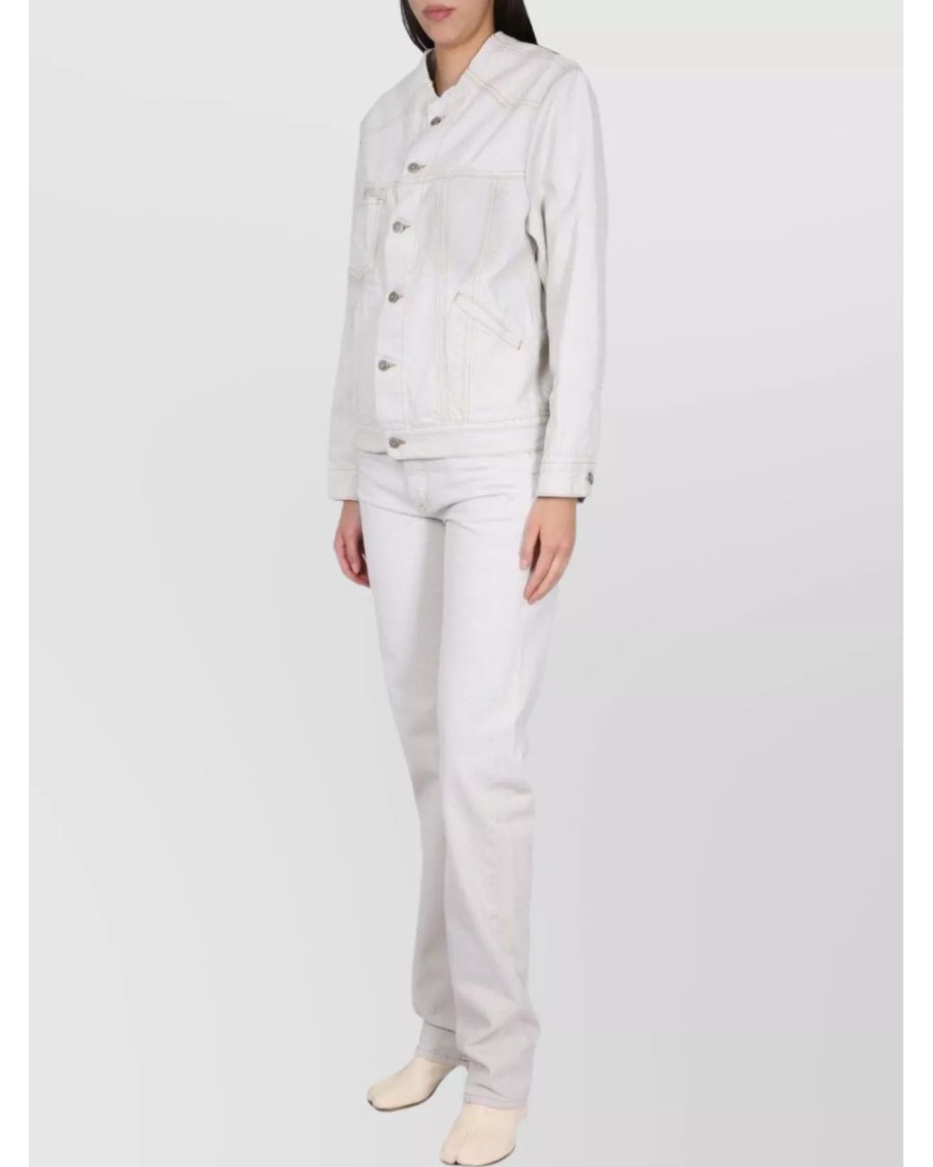 Maison Margiela White Denim Jacket