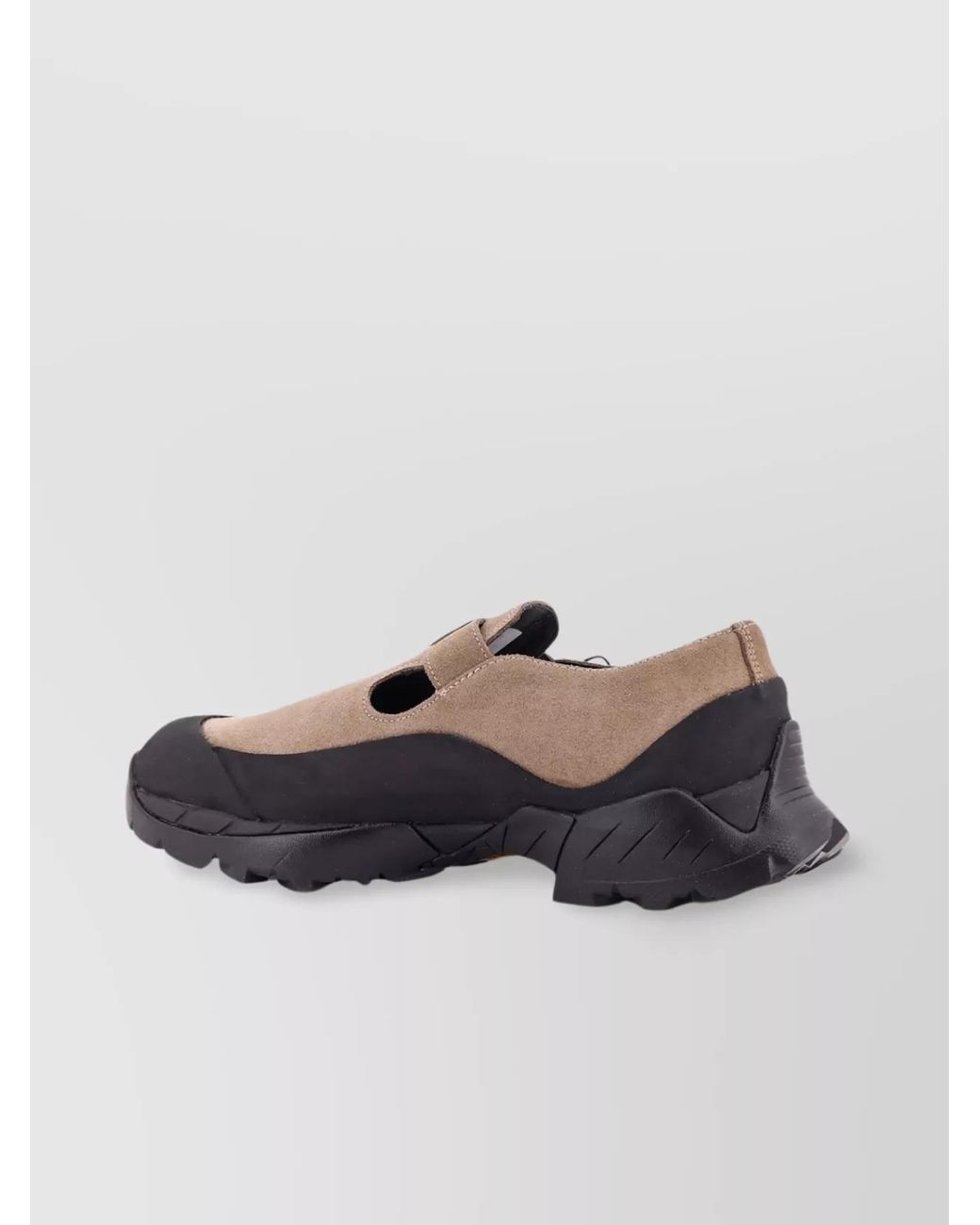 Roa Blue Leather Cutout Slip-On Sneakers for men