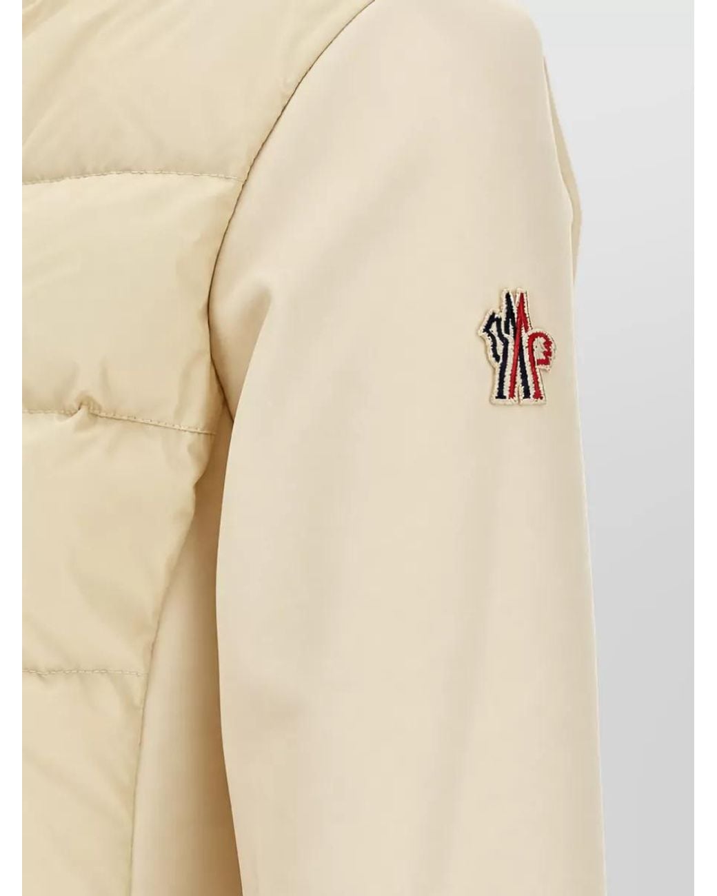 Moncler Natural Quilted Hooded Puffer Jacket