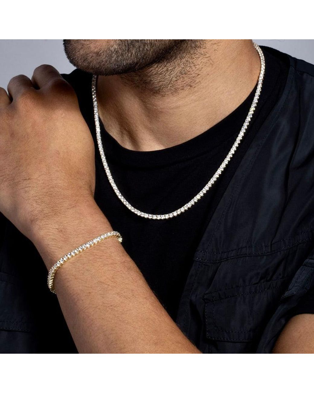 The GLD Shop 3mm Tennis Chain + 