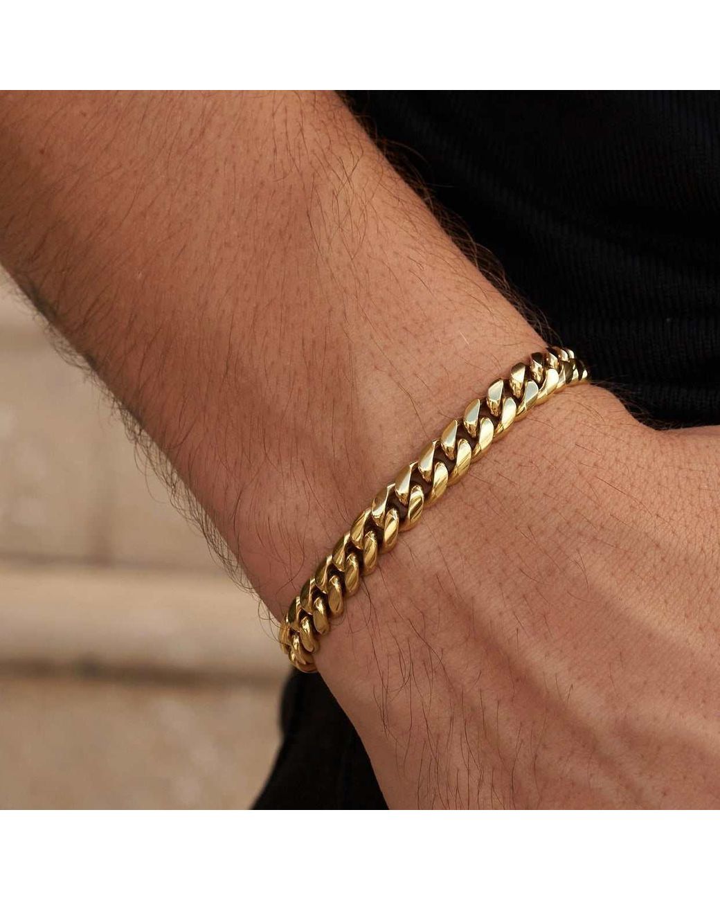 Gld cuban sale link bracelet