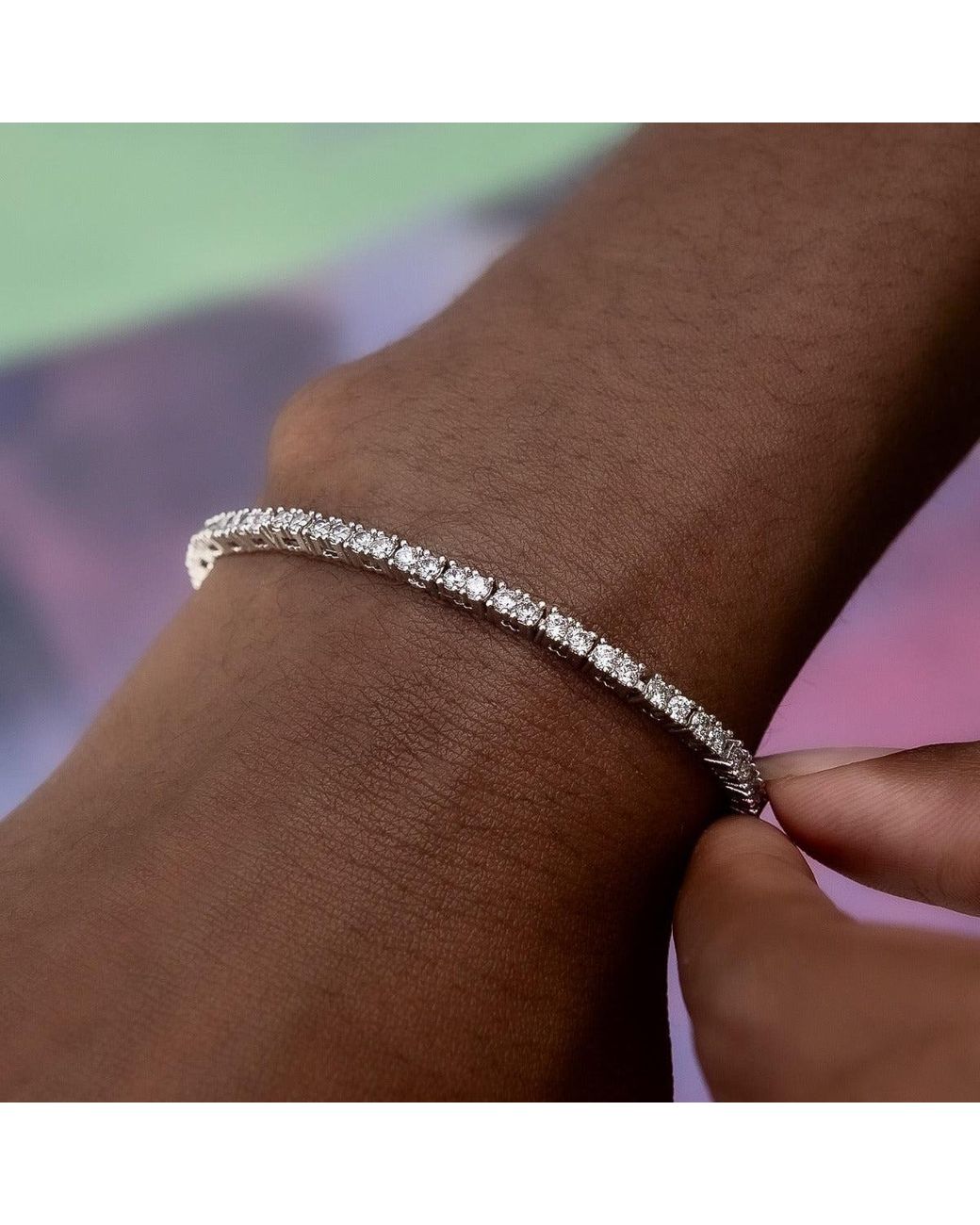 Tennis bracelet gld clearance