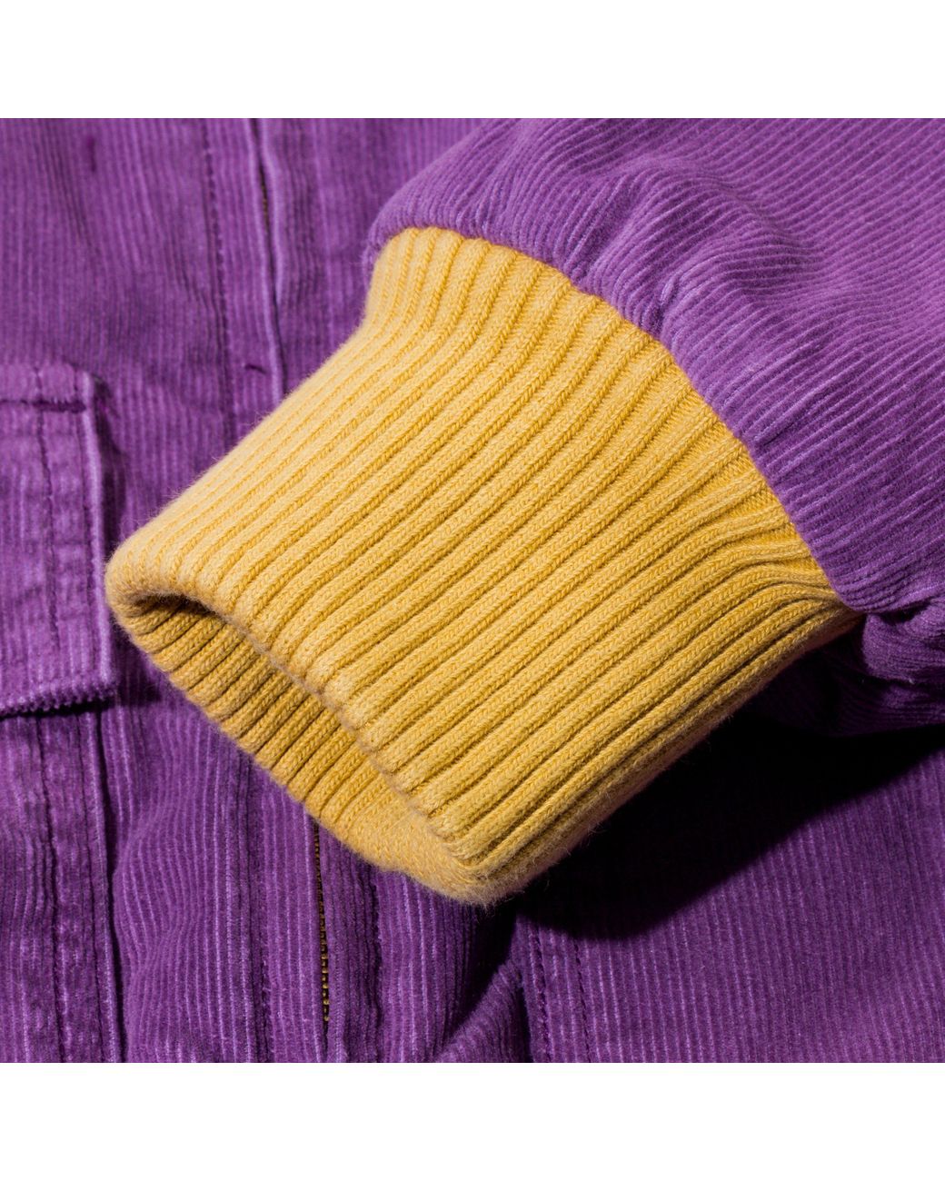 Cord Sherpa Jacket in Purple for Men 