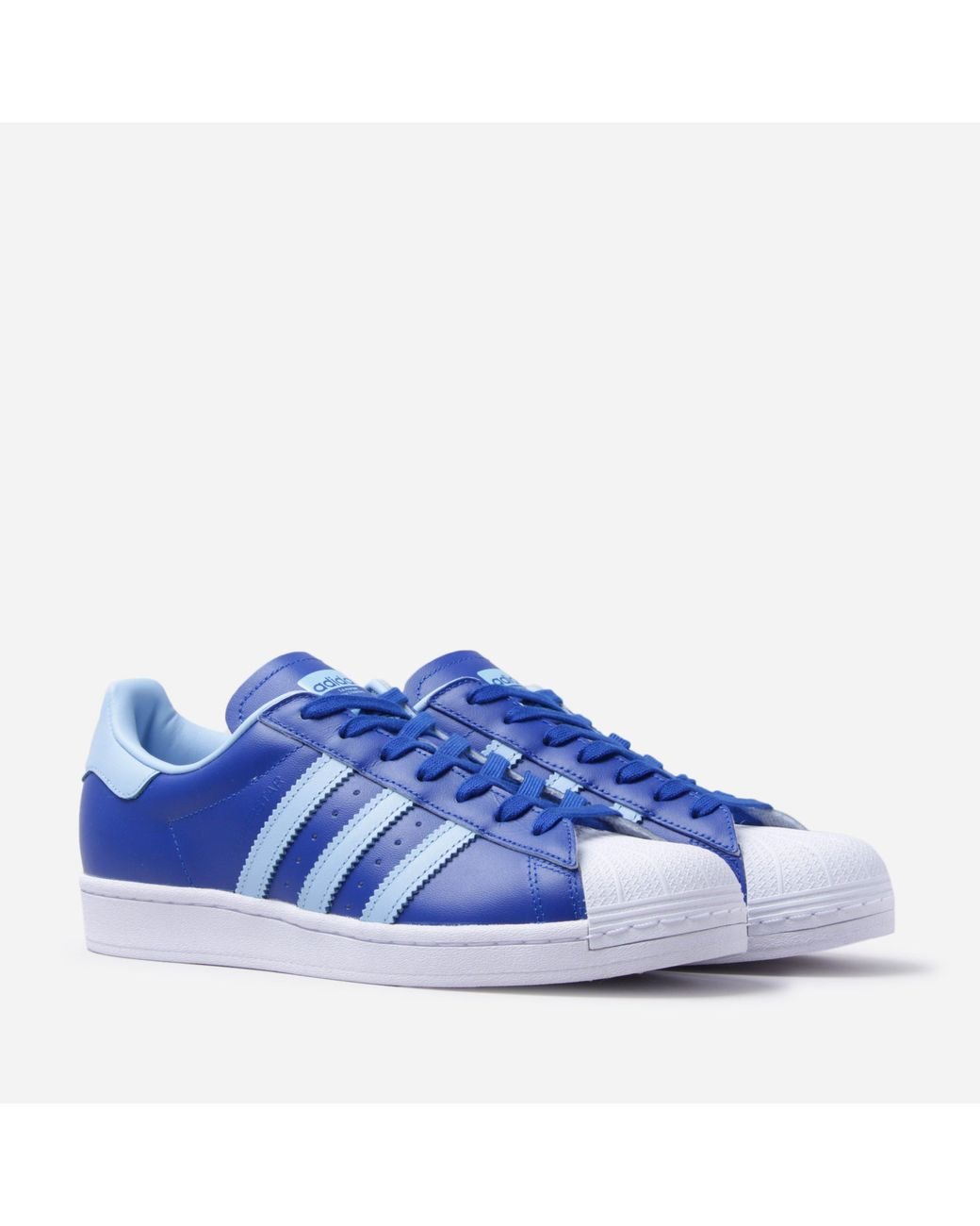 all blue adidas superstar