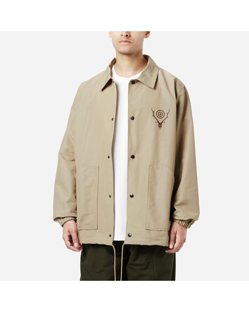 本物保証】【本物保証】south2 West8 DEER SKULL JQ. コーチジャケット