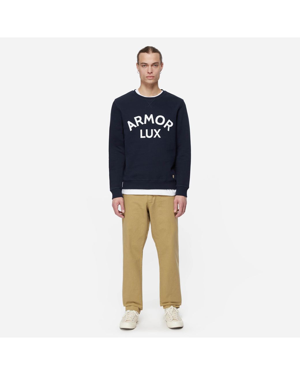 armor lux trucker sweatshirt