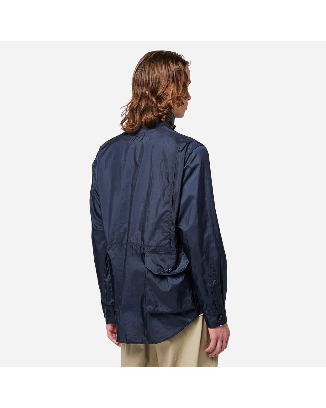 Engineered Garments Explorer Shirt Jacket in Blue for Men | Lyst