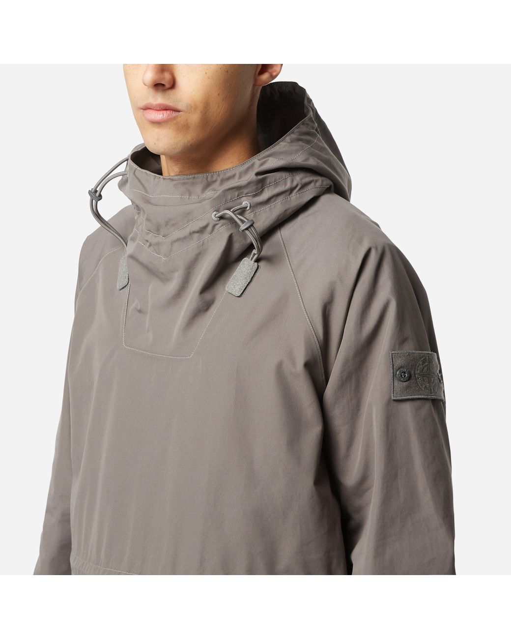 Stone Island Ghost Anorak in Gray for Men | Lyst