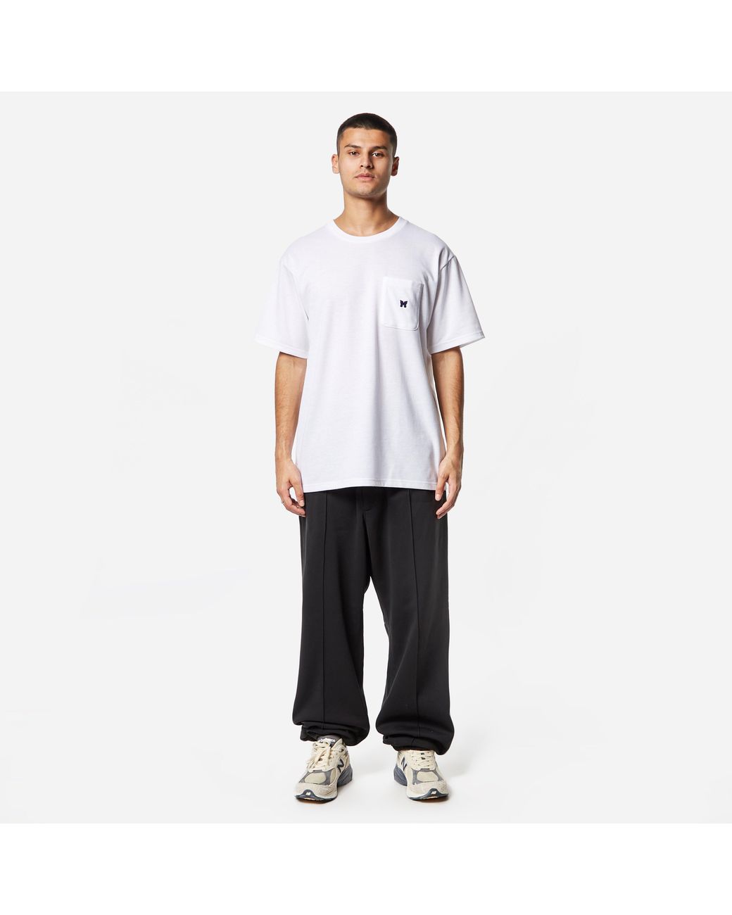 Engineered Garments Fleece Jog Lounge Pant in White for Men | Lyst