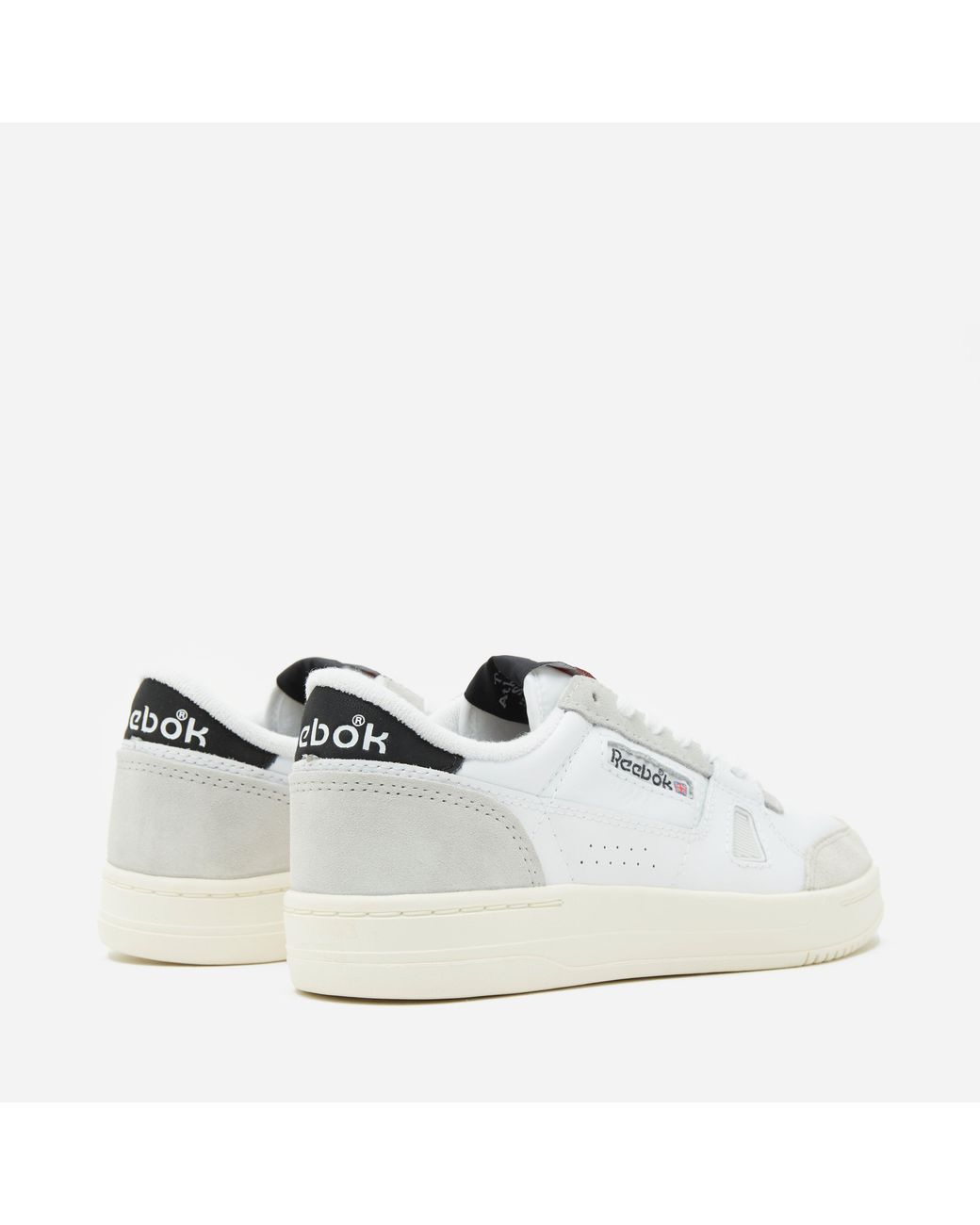 reebok lt court white black