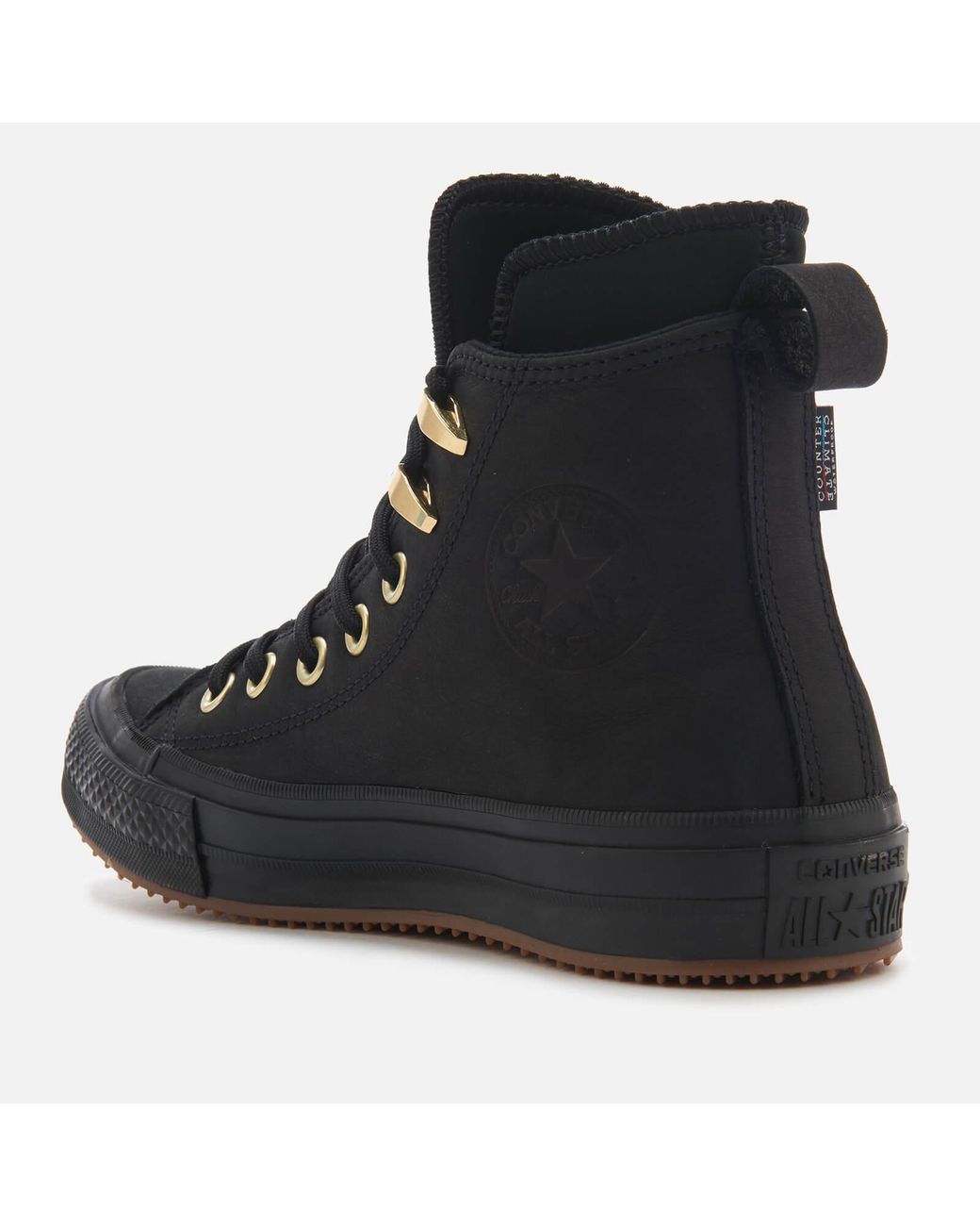 Converse Rubber Chuck Taylor All Star Waterproof Boots in Black | Lyst UK