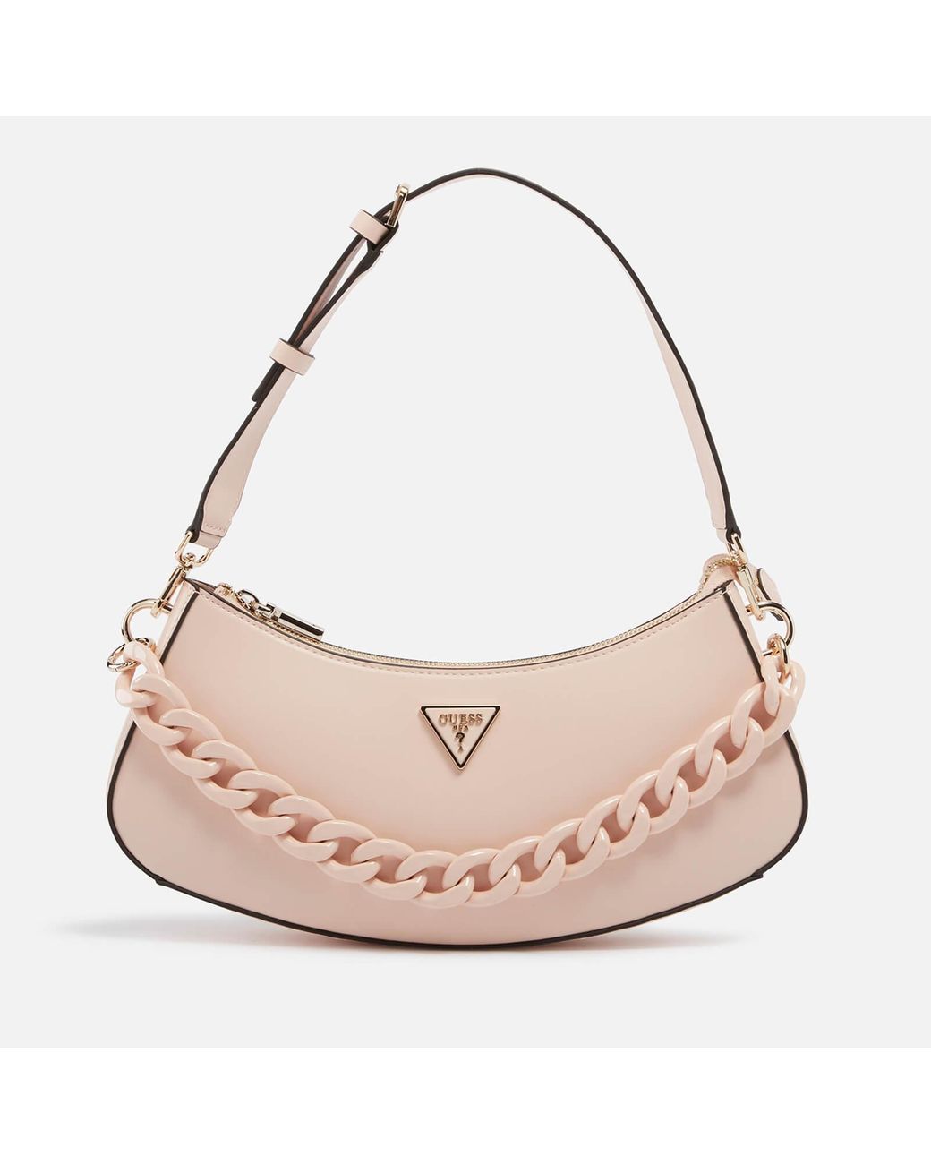 GUESS 2-in-1 crossbody bag ALEXIE in camel/ beige