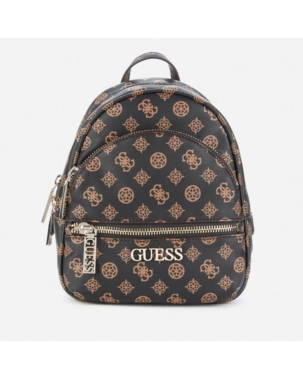 Guess Manhattan Small Backpack in Brown | Lyst Australia